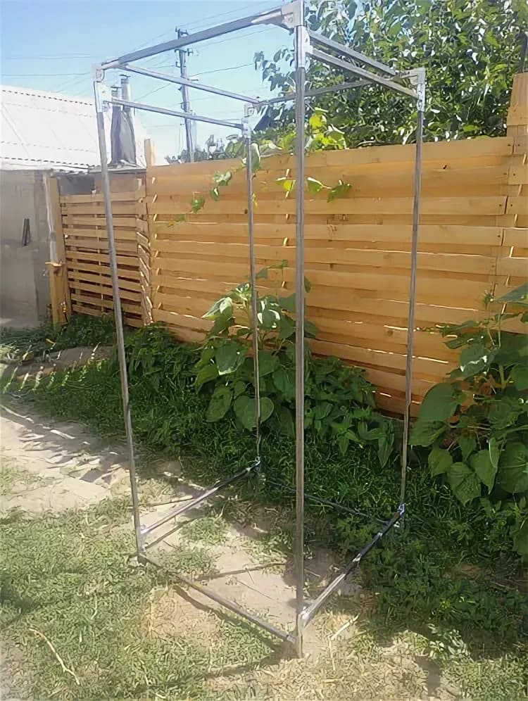 Летнии душ из профильнои трубы своими руками 1.jpg